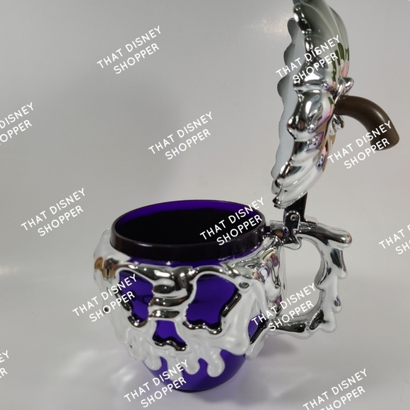 Disneyland 100 Years Snow White Purple Platinum Poison Apple Mug  *NEW* - Picture 3 of 5